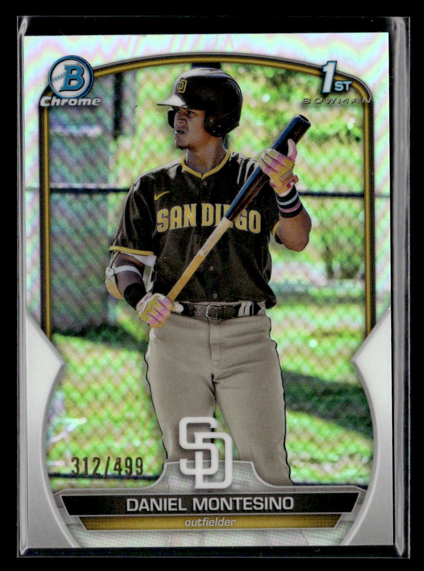 Daniel Montesino #'d /499 - 2023 Bowman Chrome 1st Prospects Refractor #BCP-114