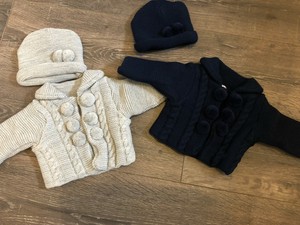 thick baby cardigan