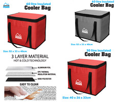 Cooling Cooler Bag Box Extra Large Picnic Hot Lunch Camping Food Ice Drinks UK
