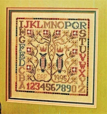 ✔️ OWL SAMPLER Pattern Chart Birds Autumn Fall Cross Stitch Patricia Andrle