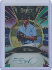 2020 Panini Select Baseball Justin Dunn Auto #SS-JD 26/49