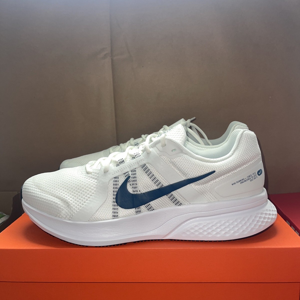 Men Nike Run Swift 2 Running Shoes Summit White/Valerian Blue