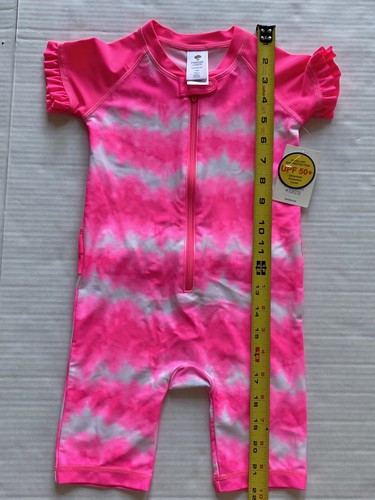 Tucker + Tate pink swim suit UPF 50+ girls sz 18 months NWT - Picture 5 of 8