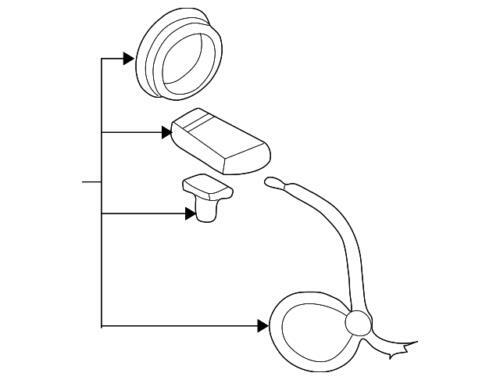 Sensor de velocidad de rueda ABS para Chevrolet GMC Oldsmobile 1998-2005 (N/P 19181876)