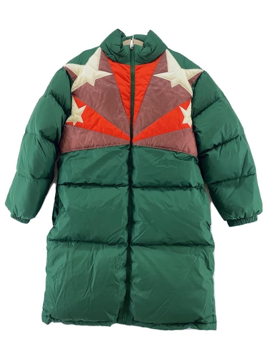 Gucci Down Coat 140cm Nylon Green Allover Pattern 677640 | eBay