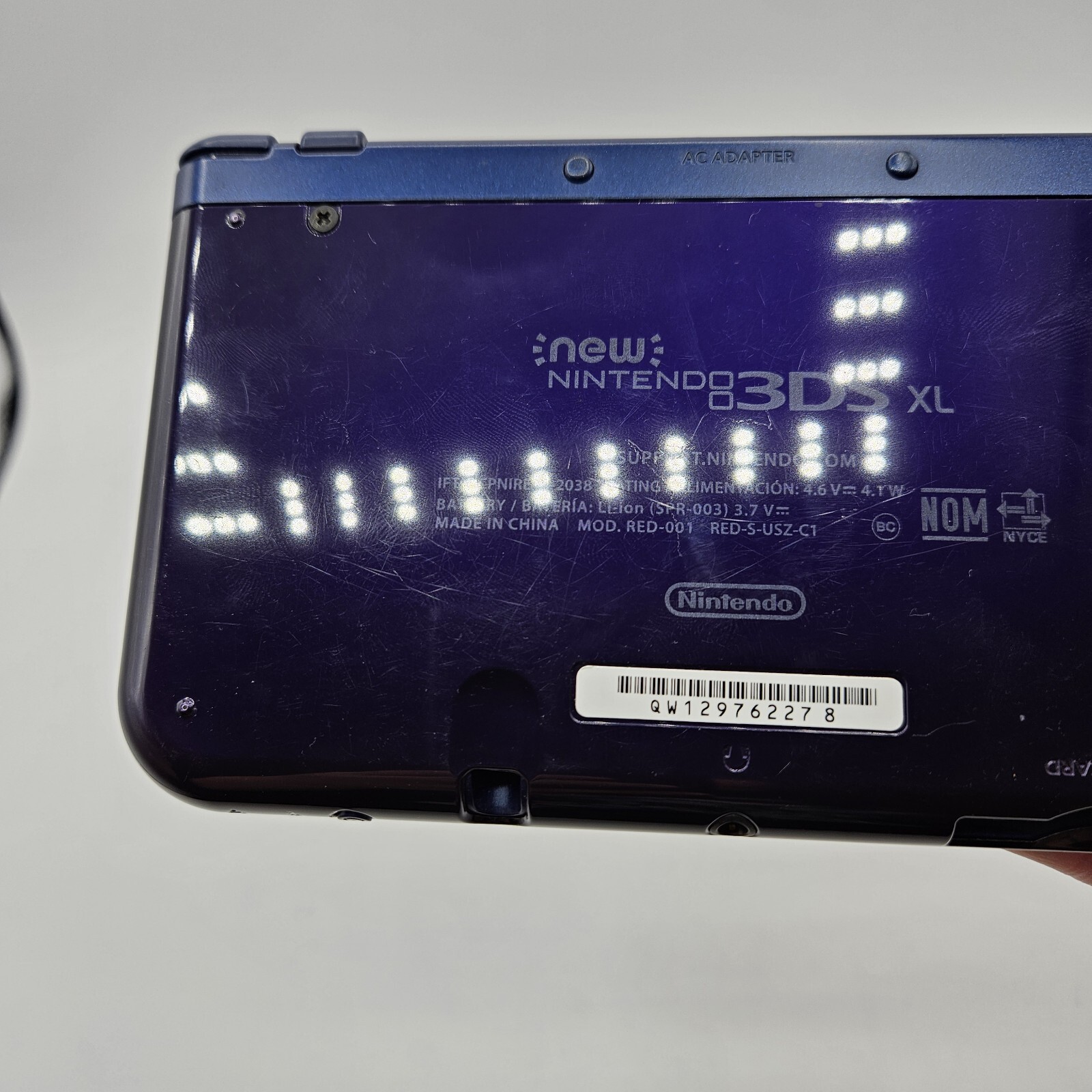 Nintendo 3DS XL Galaxy Edition Handheld System Purple With Charger