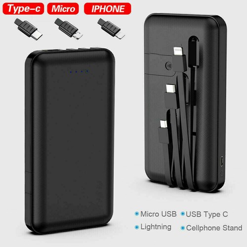 Powerbank 30000mAh Tragbar Externer Batterie Handy Ladegerät Für iPhone Handy - Zdjęcie 7 z 12
