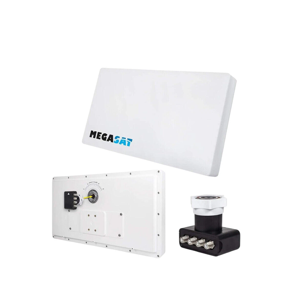 Flache Satellitenschüsseln Megasat