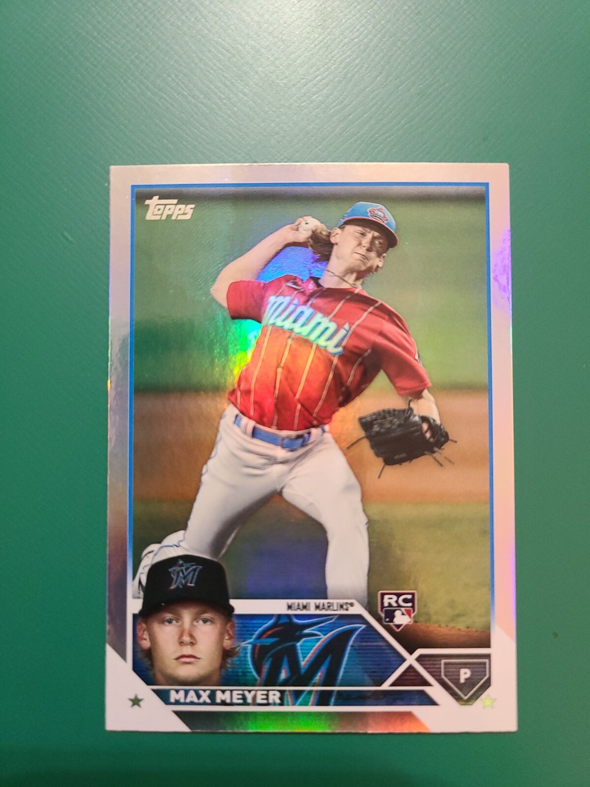 2023 Topps Series 2 Rainbow Foil Parallel #388 Max Meyer RC Card