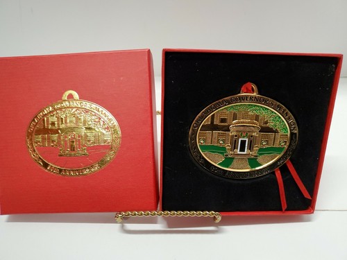 Oklahoma Governor's Mansion 80th Anniversary Christmas Ornament 2008 Collectors - Picture 3 of 9