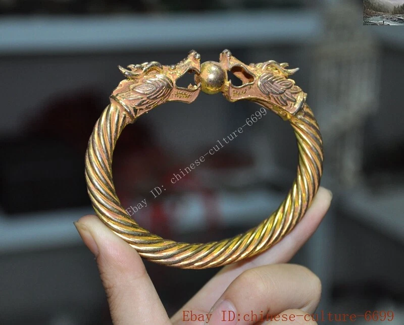 Gold Dragon twisted Wire Bangle Bracelet - Bangles, Gold Bracelets, Men's  Bracelets MANDILAX | Online Mens Jewelry Store Lagos | Iced Out and  customized Jewelry