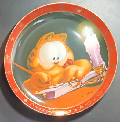 Garfield Collector Plates Dear Diary Series by Jim Davis & Danbury Mint