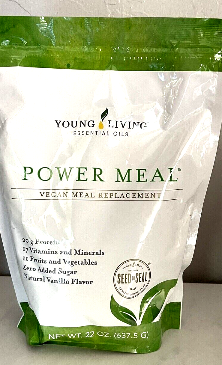 Young Living POWER MEAL Protein Powder Enzymes22 oz NEW/SEALED eBay