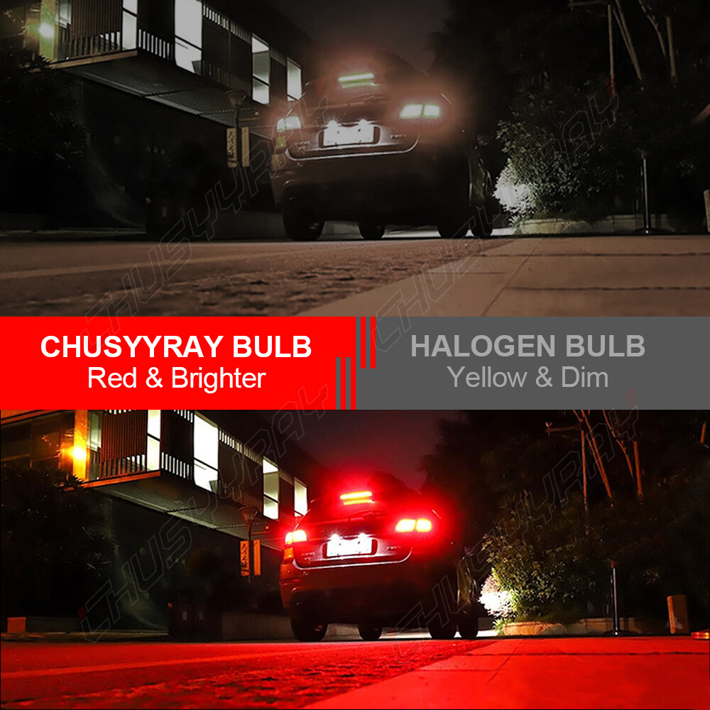 2x3157 3156 Red LED Brake Stop Signal Tail Light Bulbs For Ford Ranger 1991-2011