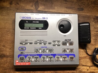 vintage BOSS Dr. Rhythm DR-3 electronic DRUM MACHINE 5pix