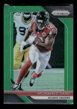 2018 Panini Prizm #193 Mohamed Sanu Prizm Green Atlanta Falcons
