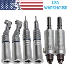 2 Kits USA Dental Slow/Low Speed Handpieces fit NSK E-type motor 2/4-Hole SEASKY