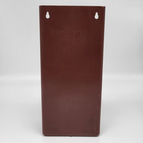 Gustavsberg Style Records Holder Vinyl LP Record Stand Brown Plastic 70's - Picture 4 of 6