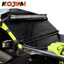 2-IN-1 Flip Tinted Polycarbonate Windshield For Can-Am Maverick X3 2017- 2024