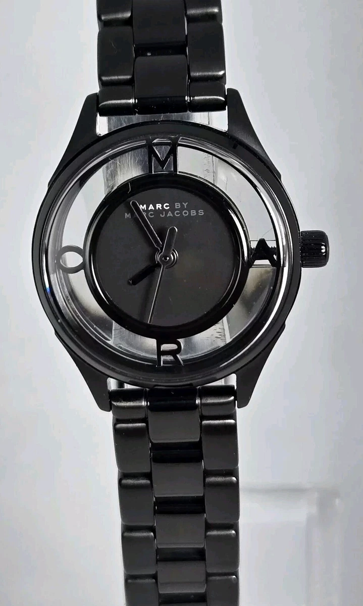 Marc jacobs gun metal glitz rhinestone watch Marc Jacobs Watch Rose Gold with Rhinestones including extra  main image 2