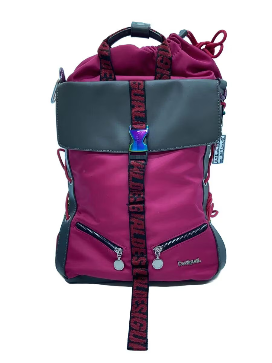 Desigual Backpack PNK Plain - image 1