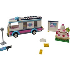 LEGO Friends 41056 Heartlake News Van 2014 Building Set Truck Incomplete