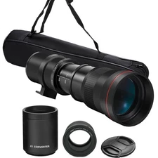 420-1600mm f/8.3 Telephoto Zoom Lens for Sony A7 II III IV A7R II III IV A7S A7C