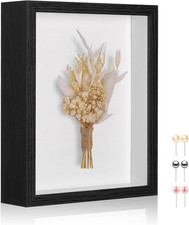 8X10 Shadow Box Picture Frame Display Case with Soft Linen Back and Thickened Pa