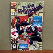 Web Of Spider-Man #81 (1991)  1st App Bloodshed   9.0