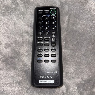 Sony RMT-CS33 Remote Control OEM Audio Radio Cassette System Replacement 