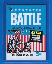 1965 BATTLE TOPPS 2018 Wrapper art cards #37 Card in series IN TOP LOADER