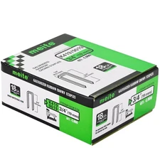 4,000 Counts 18GA 1/4-Inch Narrow Crown Staples, 3/4 Inch Length(1 Box)