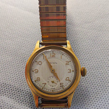 Zarja 443 Damen Armbanduhr Handaufzug, weiße...