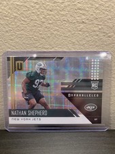 2018 Panini Unparalleled Rookie Superplaid /150 Nathan Shepherd #281 Rookie Jets