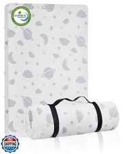 LilianandGema Pack and Play Mattress 38"x26", Portable Crib Mattress for Play