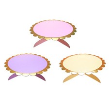  3 Pcs Cupcake Carrier Stands for Afternoon Tea Holder Dessert Table Birthday