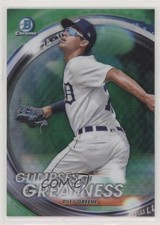 2020 Bowman Draft Glimpses of Greatness Green Refractor 63/99 Riley Greene 7i2