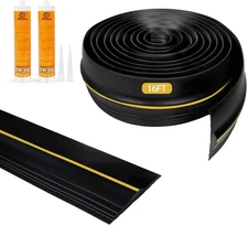Garage Door Bottom Threshold Black 16FT Universal