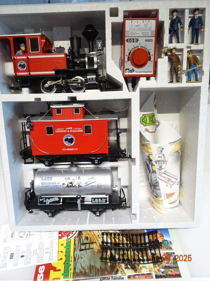 LGB Spur G 70411 Startset Lake George & Boulder ohne Gleiskreis in OVP JL2254