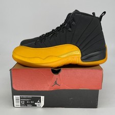 Size 12M/13.5W - Jordan 12 Retro Black University Gold 130690-070 Pre-Owned