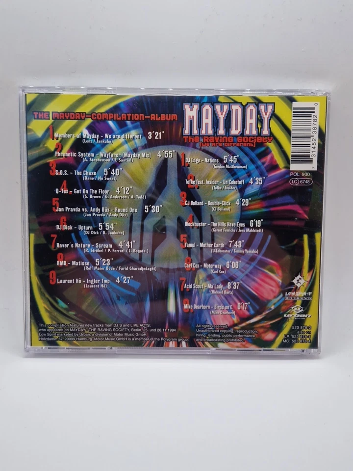 Mayday-The Raving Society (1994), Members of Mayday, RMB, Sehr Guter Zustand  - Bild 2 von 4