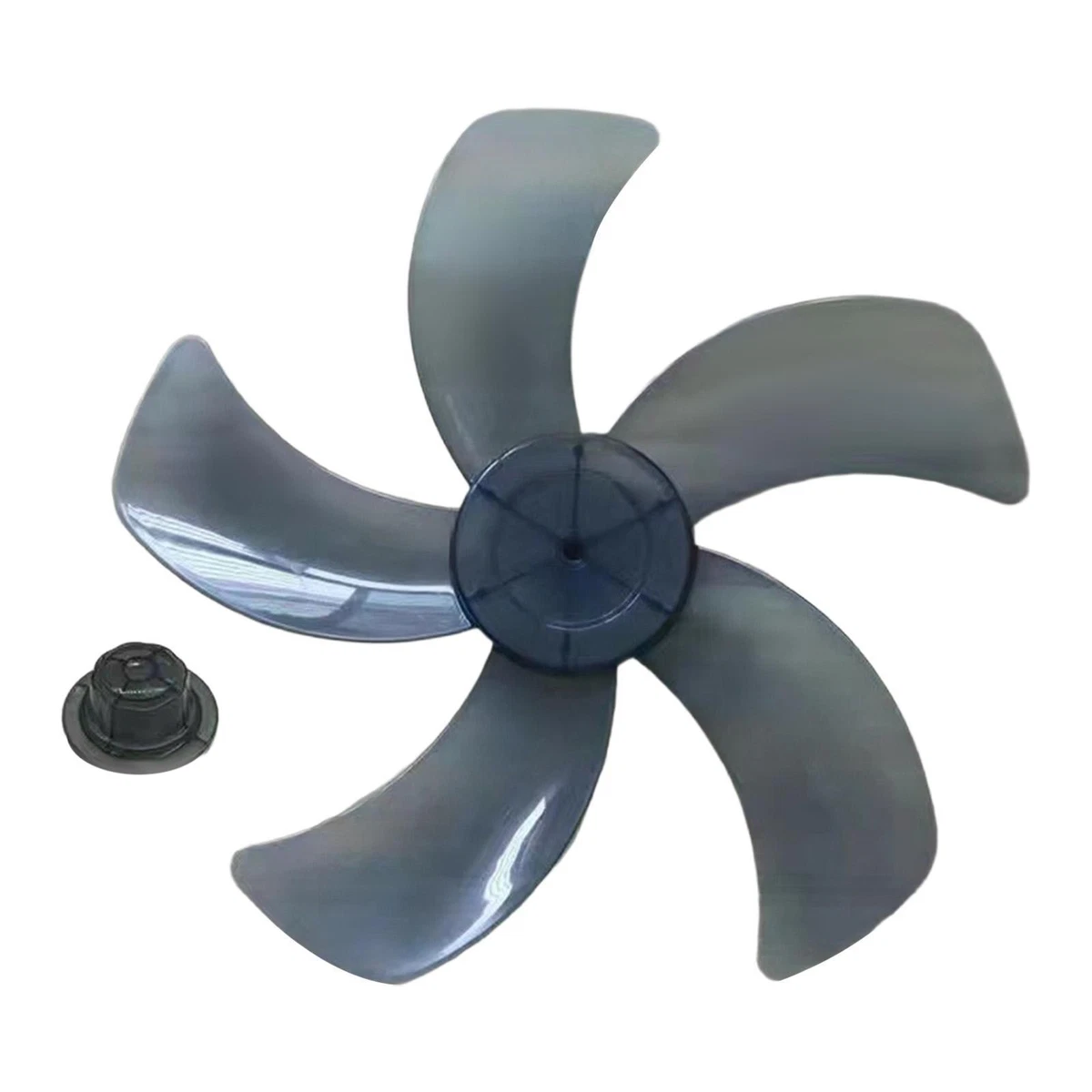 Pala Per Ventilatore Da 40,6 Cm (16") - Ricambio A 3 Pale In Plastica PP, Bianca, Con Copridado