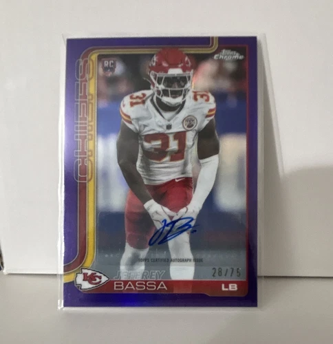 2025 Topps Chrome Jeffrey Bassa Refractor (RAW)