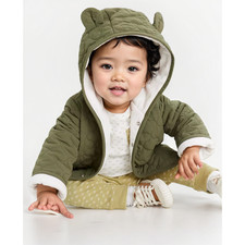 NWT First Impressions Baby Boy Hooded Fleece Lined Jacket Coat 3-6 Months