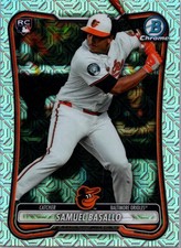 2026 Bowman #93 Samuel Basallo Chrome Mojo Refractors