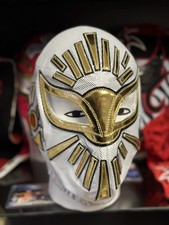 Mistico PRO Grade Lucha Libre Mask- White/Gold