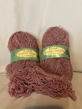 Brunswick Heather Boucle Yarn Boysenberry Hea 2 Skeins Vintage Made In USA