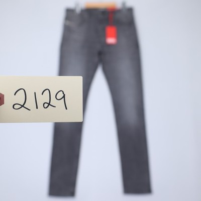 Diesel Mens Jeans D-Luster Trousers Tapered Slim Mid Rise Black