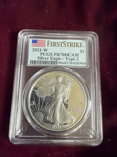2021 W American Eagle PCGS PR 70 DCAM TYPE 2