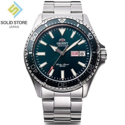 ORIENT Mako RN-AA0808E Sport mechanische Automatikuhr grünes Zifferblatt 41,8 mm